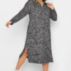 Robe Midaxi En Gris Charbonneux Toucher Doux -GrandeTendance Boutique 91c2c2b9 eff1 41 301511 A