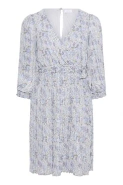 YOURS LONDON - Robe Bleue Pastel Design Cache-Coeur Floral -GrandeTendance Boutique 936320cd f006 4d 161193 X