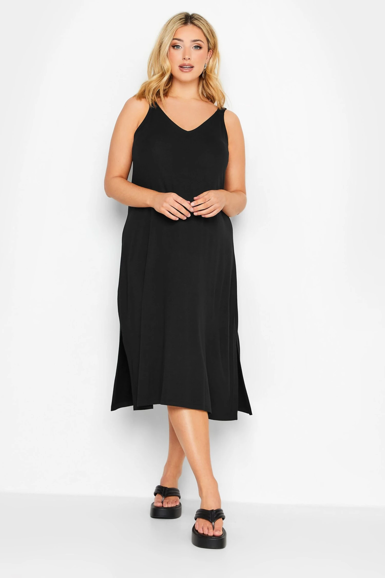 YOURS - Robe De Plage Noire Longueur Midi 3 YOURS - Robe De Plage Noire Longueur Midi