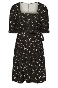 YOURS LONDON - Robe D'Halloween Noire Chauves-Souris -GrandeTendance Boutique 947954a7 e095 4a 161855 X