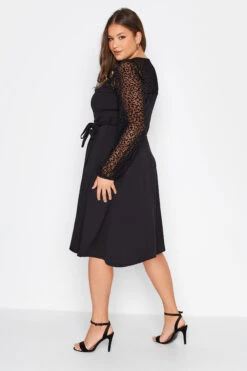 YOURS LONDON - Robe Noire Patineuse Manches En Filet Léopard 11 YOURS LONDON - Robe Noire Patineuse Manches En Filet Léopard -GrandeTendance Boutique 954b505c 3ba5 49 161756 C