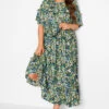 Robe Verte Multi-Floral Volanté En Maxi 1 Robe Verte Multi-Floral Volanté En Maxi -GrandeTendance Boutique 959ce776 e1d7 44 173942 A