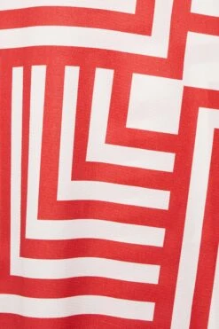 YOURS PETITE - Robe Rouge Géométrique Cache-Coeur 7 YOURS PETITE - Robe Rouge Géométrique Cache-Coeur -GrandeTendance Boutique 959f02a8 6abf 48 174585 Z