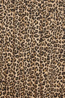 YOURS - Robe Plissé Maxi Beige Léopard 13 YOURS - Robe Plissé Maxi Beige Léopard -GrandeTendance Boutique 95b0998a c49e 40 137345 Z