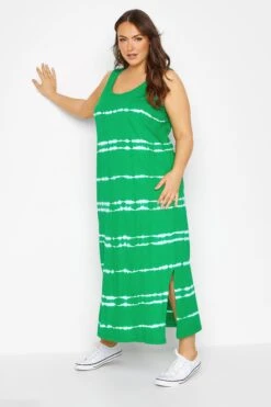 Robe Verte En Jersey Maxi Tie & Dye -GrandeTendance Boutique 96e3fa37 20d9 4a 137163 B