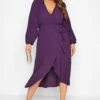 LIMITED COLLECTION - Robe Cache-Coeur Violette 2 LIMITED COLLECTION - Robe Cache-Coeur Violette -GrandeTendance Boutique 96e57365 592e 4d 215247 B