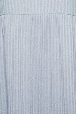 YOURS - Robe Bleue Midi Nervurée Volantée -GrandeTendance Boutique 9795be1b 0152 41 301713 Z