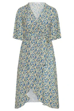 YOURS LONDON - Robe Bleue Floral Cache-Coeur 14 YOURS LONDON - Robe Bleue Floral Cache-Coeur -GrandeTendance Boutique 97a5bec2 d259 4a 161233 F