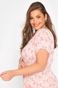 Robe Rose Maxi Imprimé Floral Manches Courtes 12 Robe Rose Maxi Imprimé Floral Manches Courtes -GrandeTendance Boutique 97cc19c6 b8aa 44 137115 D