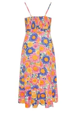 LIMITED COLLECTION - Robe Rose & Bleue Floral Midaxi Volanté -GrandeTendance Boutique 97d9aed3 3a6f 4a 215497 Y