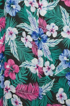 YOURS - Robe De Plage Tropicale Rose & Verte -GrandeTendance Boutique 97e14070 e1b3 46 150349 Z