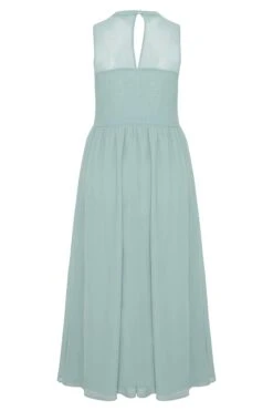 YOURS LONDON - Robe Demoiselle D'Honneur Bleue Mousseline & Dentelle -GrandeTendance Boutique 9862ae75 64ef 41 161506 Y