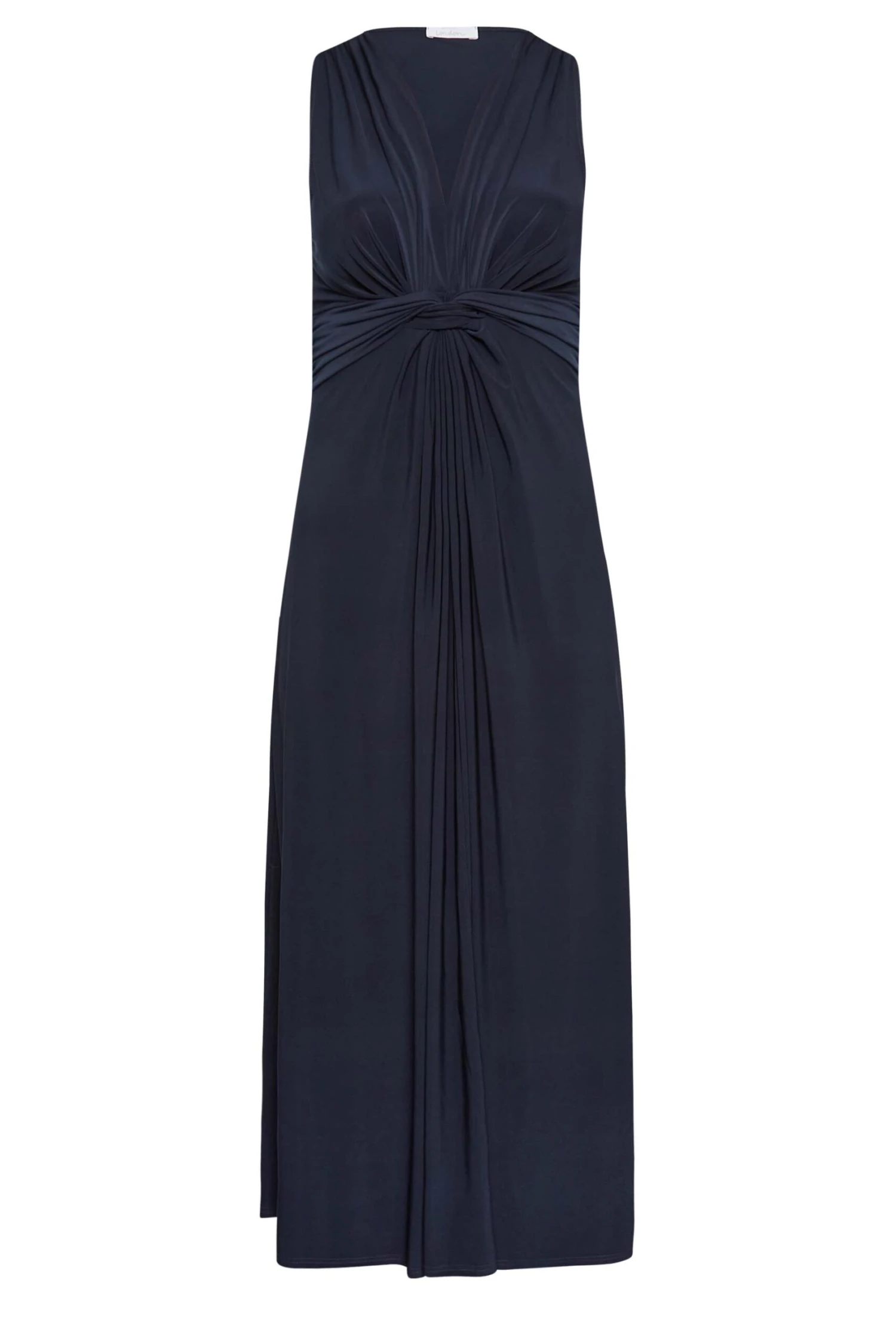 YOURS LONDON - Robe Maxi Bleue Marine Noeud Avant 8 YOURS LONDON - Robe Maxi Bleue Marine Noeud Avant – Image 6