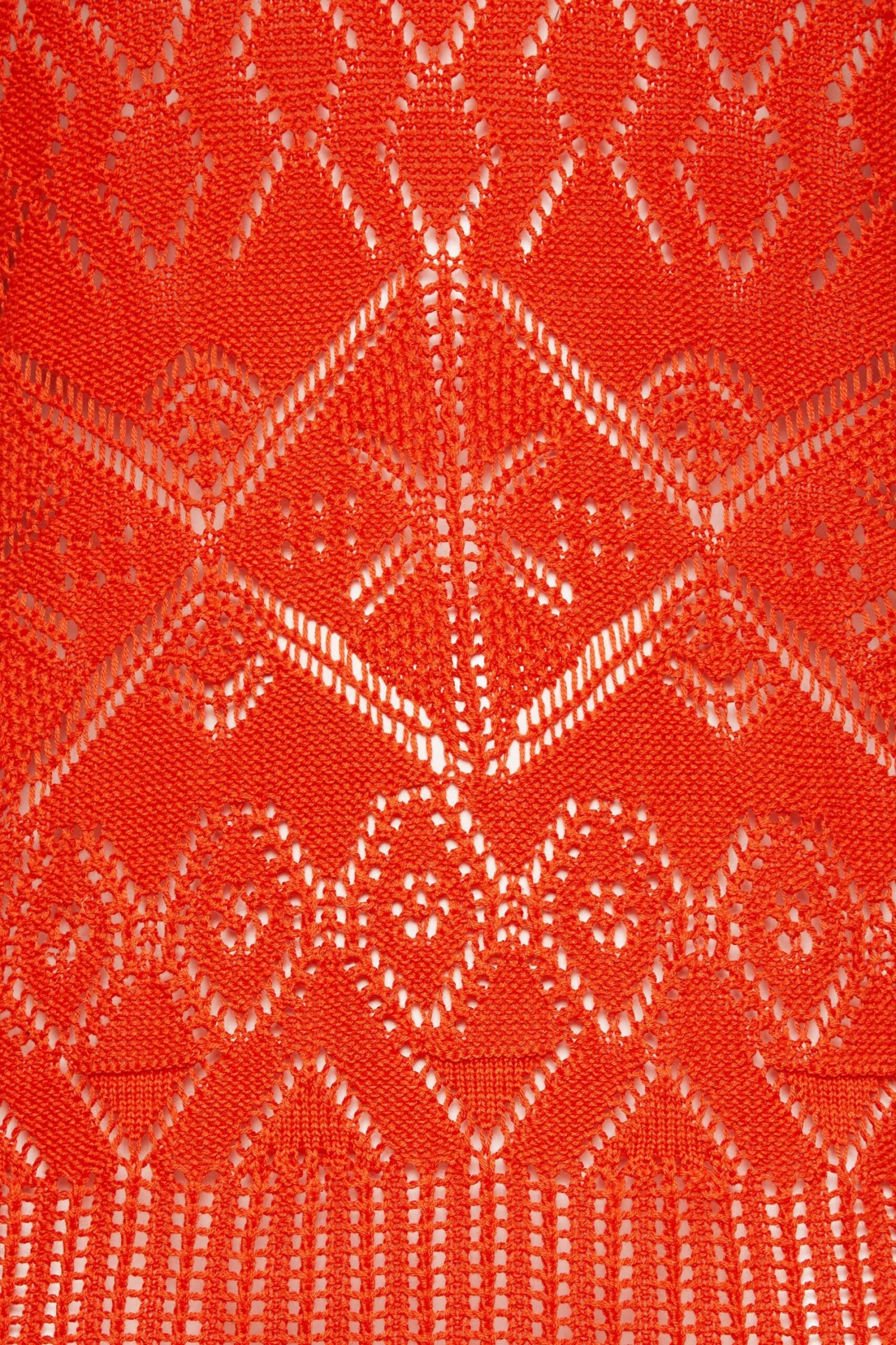 YOURS - Robe Midaxi Rouge Crochet Manches Longues 7 YOURS - Robe Midaxi Rouge Crochet Manches Longues – Image 5