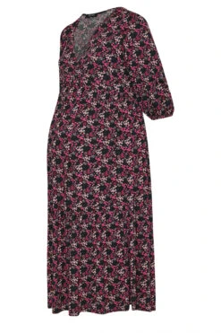 BUMP IT UP MATERNITY - Robe Rose & Noire Floral Manches Longues Volanté 14 BUMP IT UP MATERNITY - Robe Rose & Noire Floral Manches Longues Volanté -GrandeTendance Boutique 9e112b0a 8129 4c 158372 X