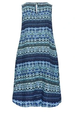 YOURS - Robe Bleue Marine Volanté Coupe Droite Aztèque 17 YOURS - Robe Bleue Marine Volanté Coupe Droite Aztèque -GrandeTendance Boutique 9ecd00b1 203d 4d 137450 Y