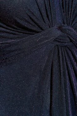 YOURS LONDON - Robe Maxi Bleue Marine Paillettée Plissée -GrandeTendance Boutique 9fce6181 777b 42 161639 Z