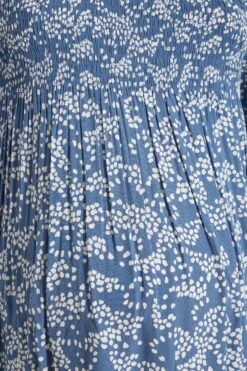 BUMP IT UP MATERNITY - Robe Bleue Petites Fleurs Manches Longues -GrandeTendance Boutique a11ac186 3687 48 158366 Z