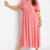 LIMITED COLLECTION - Robe Rose Corail Manches Amples -GrandeTendance Boutique a13d41dd a9eb 4c 217035 B