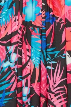 YOURS LONDON - Robe Noire & Rose Tropical Cache-Coeur -GrandeTendance Boutique a3249bd8 921f 42 162220 Z