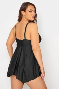 Robe De Bain Noire Volantée -GrandeTendance Boutique a3754d75 3468 4a 150212 C