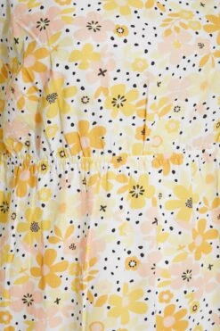LIMITED COLLECTION - Robe Jaune Maxi Floral à Noeuds -GrandeTendance Boutique aa7abe78 3e38 48 214490 Z