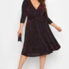 YOURS LONDON - Robe Rouge Midi Cache-Coeur Pailletté -GrandeTendance Boutique aaf74141 cc4a 4e 161631 A