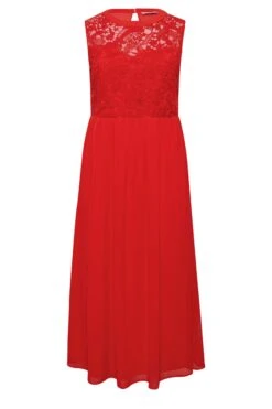 YOURS LONDON - Robe Rouge Maxi En Mousseline Demoiselle D'Honneur 16 YOURS LONDON - Robe Rouge Maxi En Mousseline Demoiselle D'Honneur -GrandeTendance Boutique ab2ec92c 8ab3 46 161892 X