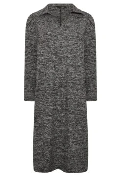 Robe Midaxi En Gris Charbonneux Toucher Doux -GrandeTendance Boutique ac399d39 d55b 49 301511 X