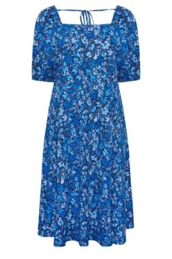 YOURS - Robe Midaxi Bleue Floral En Jersey 14 YOURS - Robe Midaxi Bleue Floral En Jersey -GrandeTendance Boutique ac46192f 39f2 45 137513 X