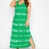 Robe Verte En Jersey Maxi Tie & Dye -GrandeTendance Boutique aca5579f 4321 46 137163 A