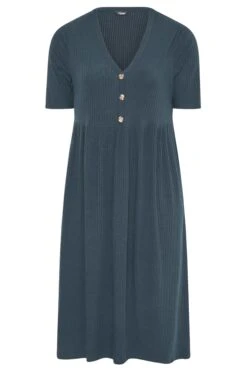 LIMITED COLLECTION - Robe Midi Bleue Marine Nervuré Peplum 14 LIMITED COLLECTION - Robe Midi Bleue Marine Nervuré Peplum -GrandeTendance Boutique ad8c2e00 025a 49 214246 f