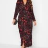 YOURS LONDON - Robe Maxi Plissée Rouge & Noire Floral 1 YOURS LONDON - Robe Maxi Plissée Rouge & Noire Floral -GrandeTendance Boutique aff58b36 80ee 47 161939 A