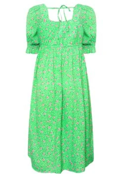 LIMITED COLLECTION - Robe Verte Floral Encolure Coeur 17 LIMITED COLLECTION - Robe Verte Floral Encolure Coeur -GrandeTendance Boutique b094e0c8 f1b4 4f 215678 Y