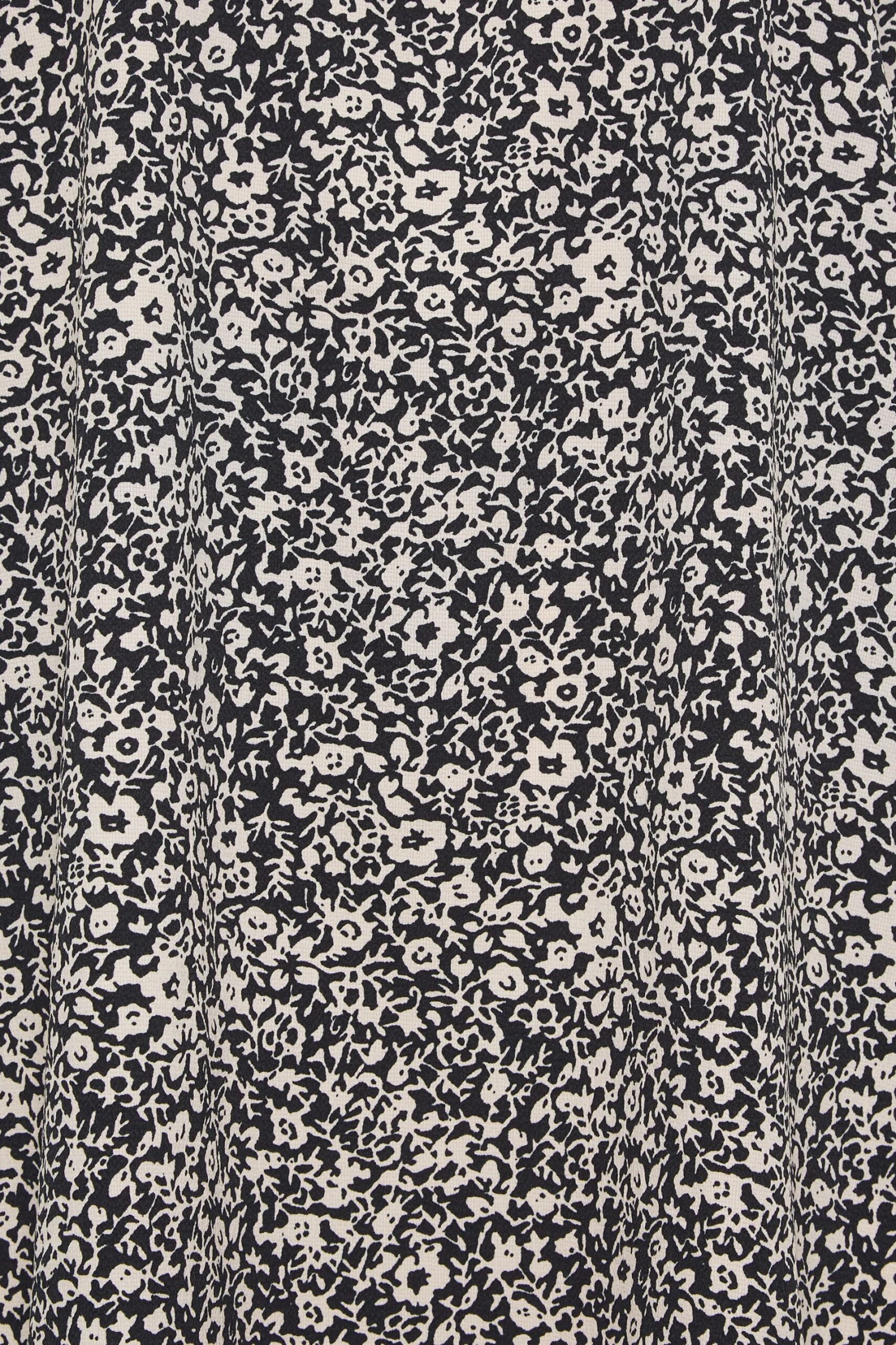 YOURS - Robe Noire & Blanche Floral Coupe Droite 7 YOURS - Robe Noire & Blanche Floral Coupe Droite – Image 5