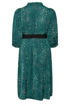 YOURS LONDON - Robe Verte Imprimé Animal Avec Ceinture -GrandeTendance Boutique b20a1360 e8d7 49 161619 Y