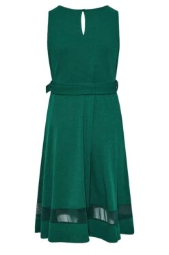 YOURS LONDON - Robe Verte Patineuse Avec Ceinture -GrandeTendance Boutique b2afa6f7 1e2a 49 161626 Y