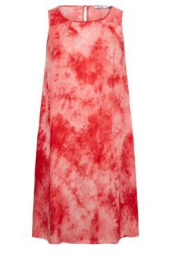 YOURS - Robe Rouge Volanté Coupe Droite Tie & Dye 14 YOURS - Robe Rouge Volanté Coupe Droite Tie & Dye -GrandeTendance Boutique b499c239 4479 4b 137445 X