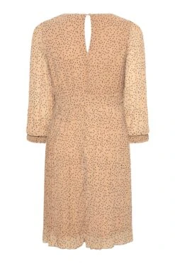 YOURS LONDON - Robe Beige à Pois Cache-Coeur -GrandeTendance Boutique b5454af4 42d7 4b 161192 Y