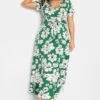 YOURS - Robe Verte Maxi Cache-Coeur Imprimé Floral 1 YOURS - Robe Verte Maxi Cache-Coeur Imprimé Floral -GrandeTendance Boutique b68ebf8b a76e 4f 301600 A