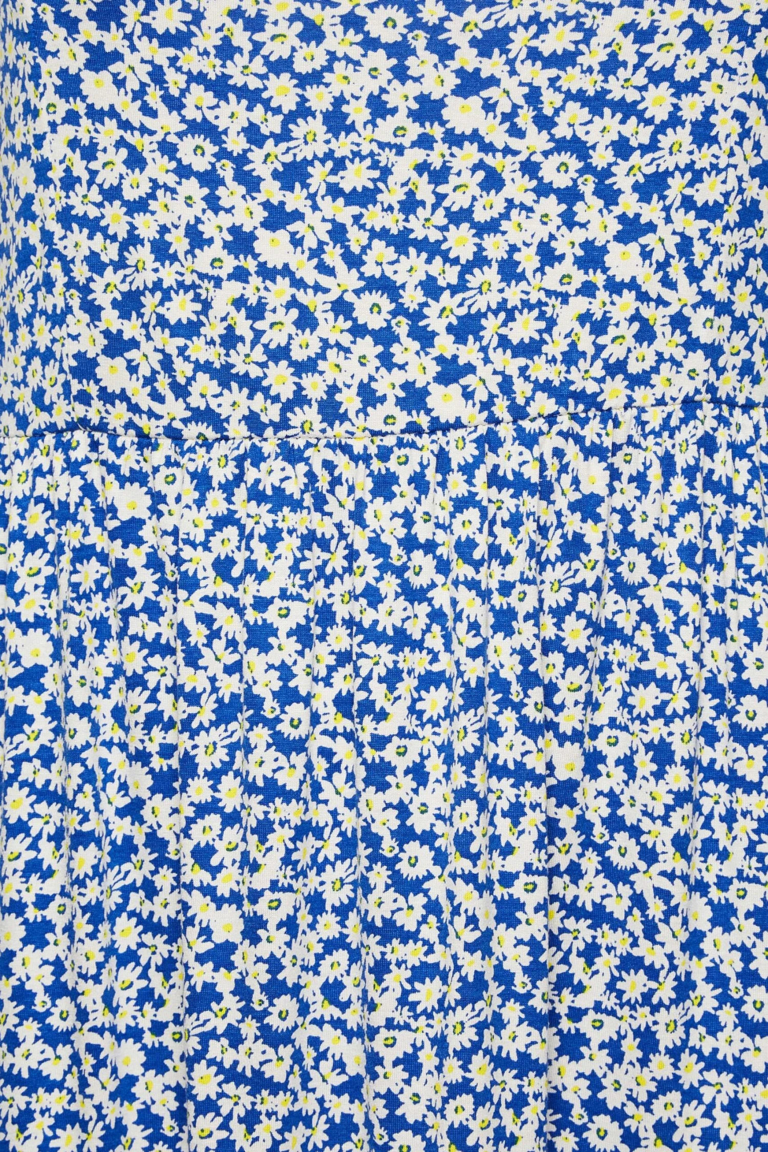 YOURS CURVE - Robe Bleue Floral Midaxi En Jersey 7 YOURS CURVE - Robe Bleue Floral Midaxi En Jersey – Image 5