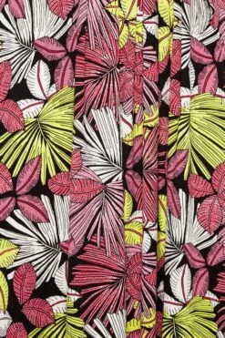 YOURS - Robe Noire & Verte Maxi Tropical Cache-Coeur -GrandeTendance Boutique b7c17ba0 ab15 43 302064 Z