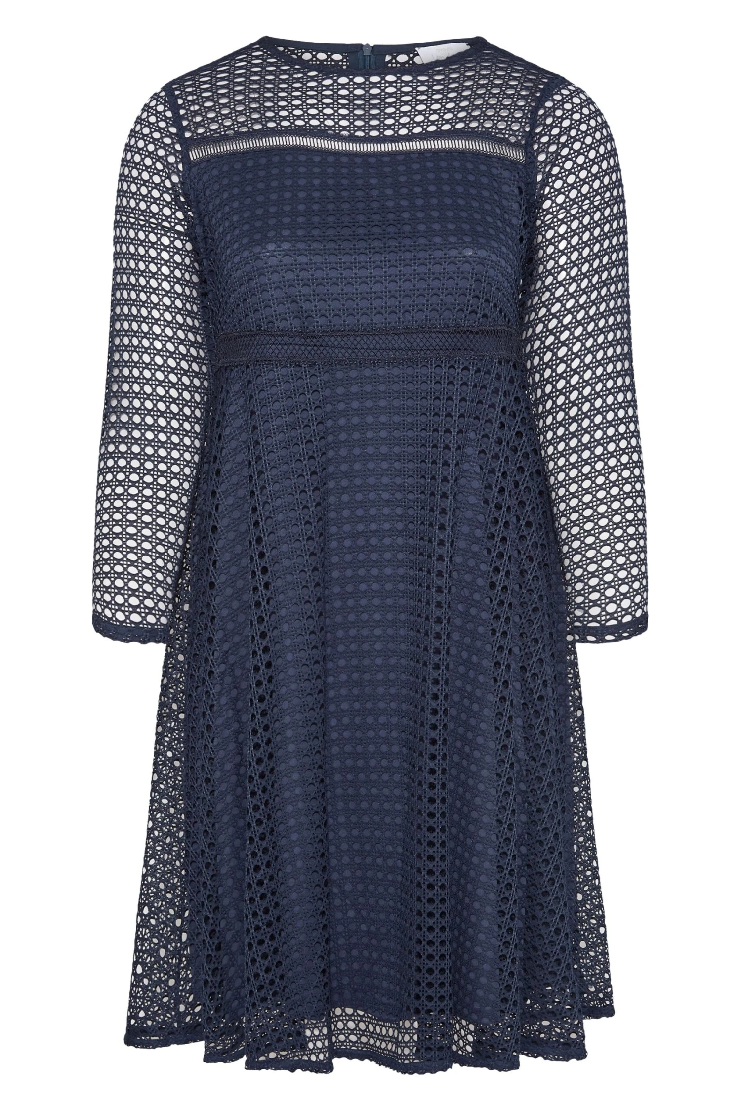 YOURS LONDON - Robe Bleue Marine Dentelle Patineuse 8 YOURS LONDON - Robe Bleue Marine Dentelle Patineuse – Image 6