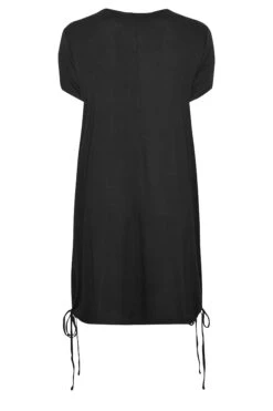 YOURS - Robe Noire Manches Courtes En Mousseline 15 YOURS - Robe Noire Manches Courtes En Mousseline -GrandeTendance Boutique b9c9060b b33c 4d 301196 Y
