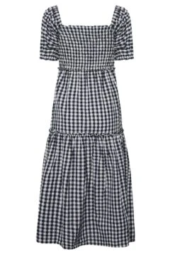 YOURS PETITE - Robe Noire Smocké Midaxi à Carreaux 15 YOURS PETITE - Robe Noire Smocké Midaxi à Carreaux -GrandeTendance Boutique bcf997b5 fde6 47 174559 Y