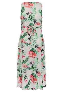YOURS LONDON - Robe Verte Floral Maxi à Noeud -GrandeTendance Boutique c07b962f b85d 49 162141 Y
