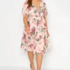 YOURS LONDON - Robe Rose Poudrée Floral Manches Courtes 2 YOURS LONDON - Robe Rose Poudrée Floral Manches Courtes -GrandeTendance Boutique c11ce730 5e1e 4b 161308 B