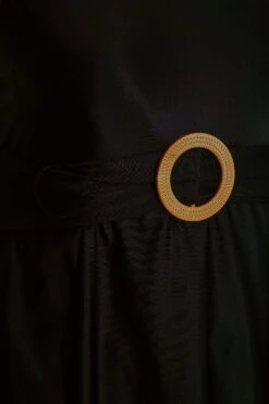 Robe De Bain Noire Manche Asymétrique à Ceinture -GrandeTendance Boutique c1d4ac2d f1a9 40 150229 S