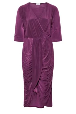 YOURS LONDON - Robe Violette Plissée Cache-Coeur 14 YOURS LONDON - Robe Violette Plissée Cache-Coeur -GrandeTendance Boutique c210da77 cad6 46 161808 X