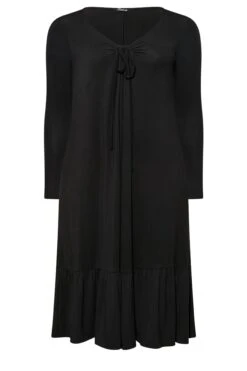 LIMITED COLLECTION - Robe Noire Longueur Midaxi Volanté -GrandeTendance Boutique c38d0d1c 31ea 40 215188 X
